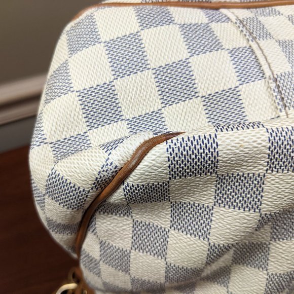 Auth LOUIS VUITTON EVORA MM DAMIER AZUR - Picture 7 of 14